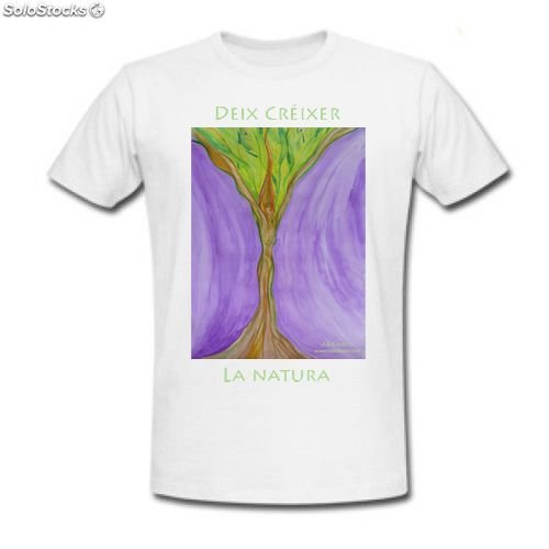 Camiseta deix créixer la natura / Camiseta deja crecer a la naturaleza / Let nature grow T-shirt 