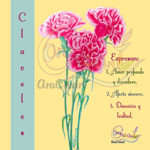 Claveles de amor por San Valentín (español)(digital) 