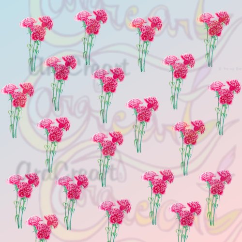 Estampats de clavells / Estampados de claveles / Carnation floral patterns (Digital)