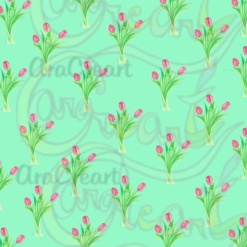 Estampats de tulipes / Estampados de tulipanes / Tulip floral patterns (Digital)