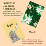 Personalized notebooks with a name